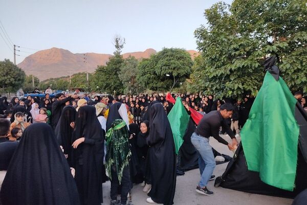 عزاداری عاشورای حسینی در شهر بار