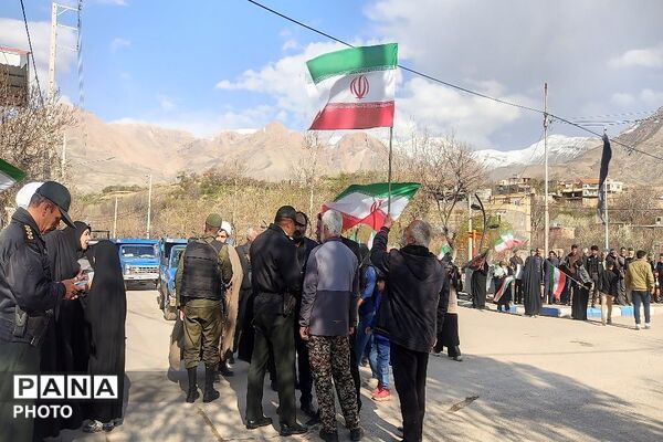 مراسم راهپیمایی اربعین شهادت قائد امت در شهر بار نیشابور-۱