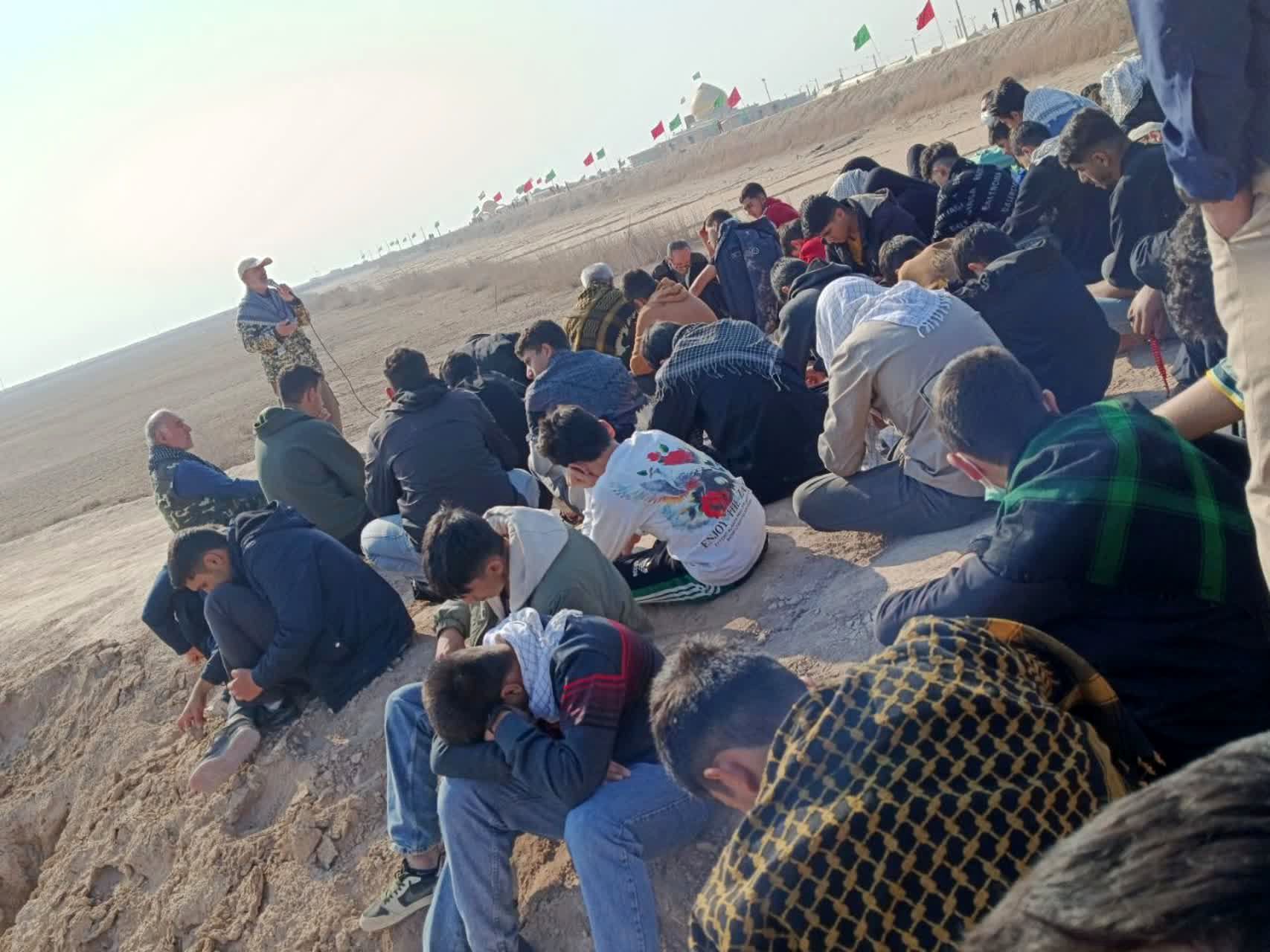 اعزام دانش‌آموزان مدارس ساوجبلاغ به اردوی راهیان نور 