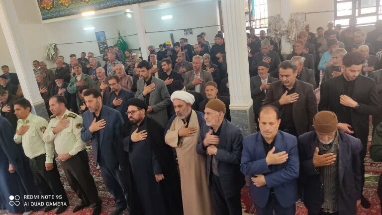 مراسم یاد بود شهید آیت الله سید ابراهیم رئیسی و همراهانش در شهر تیتکانلو