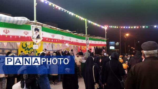 گذری بر موکب های پذیرایی مهدیه در شب میلاد حضرت مهدی (ع)