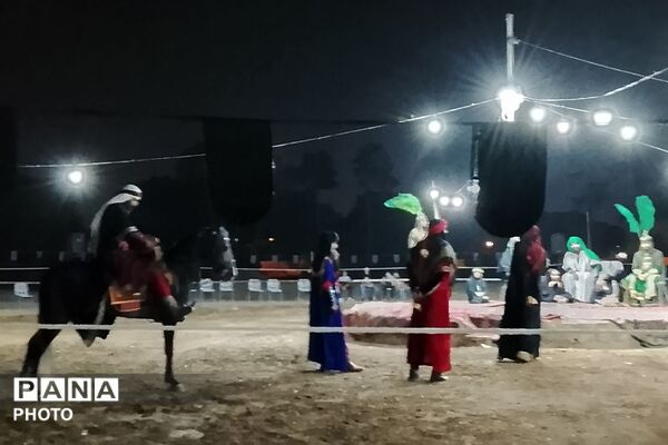  تعزیه حضرت ابوالفضل (ع) و علی اکبر (ع) در شهرک گلشهر چهاردانگه