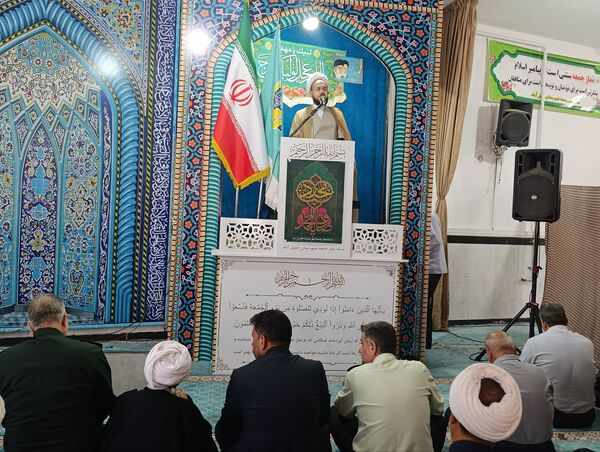 نماز عبادی سیاسی جمعه در شهرستان خلیل آباد