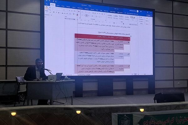 برگزاری کارگاه آموزشی هوش مصنوعی در سالن اجتماعات دکتر گل نراقی