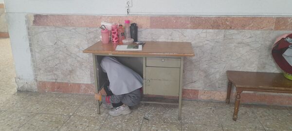  زنگ مانور زلزله در مدرسه نواخته شد