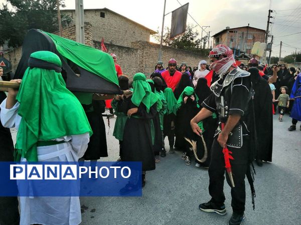 اجرای نمایش آیینی در روستای مهدیرجه گلوگاه 