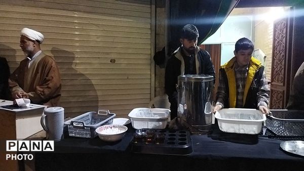 گذری بر فعالیت موکب مدرسه علمیه گلشن در چهل و هشتمین شب از اجتماعات 