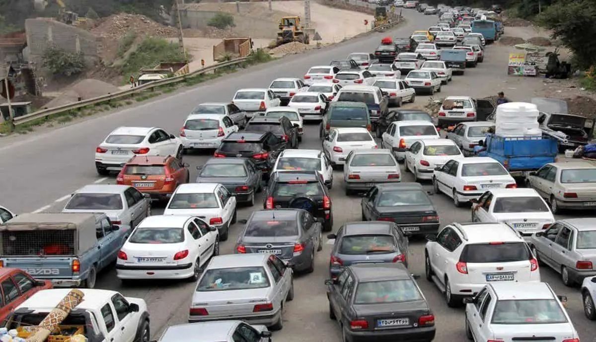 ترافیک جاده‌های شمالی پرحجم و نیمه سنگین است