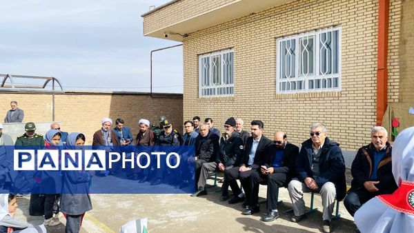 مراسم  یاوران انقلاب و افتتاح نمازخانه خیرساز در دبستان بنیاد برکت باخرز