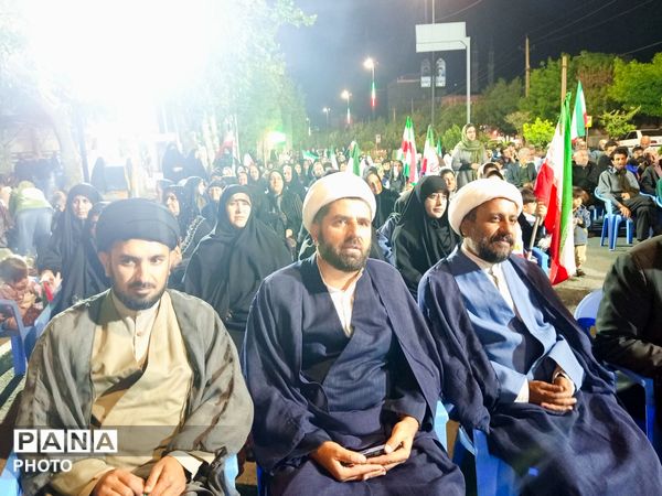 حضور پرشور مردم کامیاران در حمایت از جمهوری اسلامی ایران 
