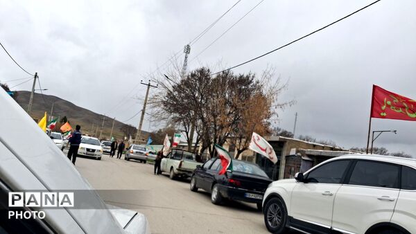 راهپیمایی خودرویی «کنجوران سفلی» به سمت «شان‌آباد» 
