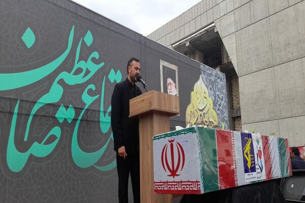 تشیع پیکر شهید مجید شخصی در مشهد