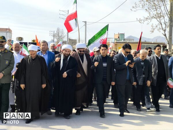 راهپیمایی قدس شهرستان مانه 