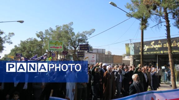 یوم الله ۱۳ آبان در شهرستان خلیل آباد 