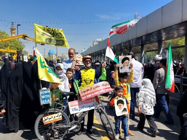 راهپیمایی روز قدس در میدان بیت المقدس