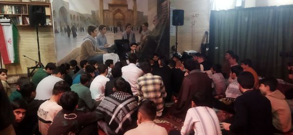 اعتکاف دانش‌آموزی در مرند با حضور حجت‌الاسلام بختیار بایرام اُف