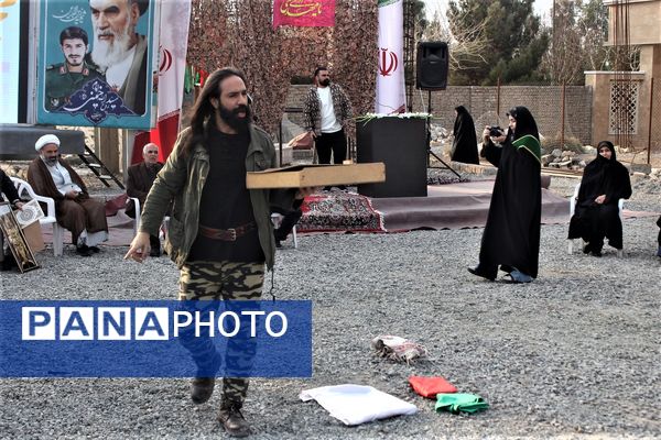 مراسم دومین سالگرد خاکسپاری شهید گمنام آموزشکده فنی دختران قم