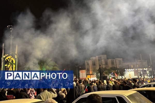 خوشحالی مردم ورامین از پاسخ موشکی ایران به رژیم صهیونسیتی 