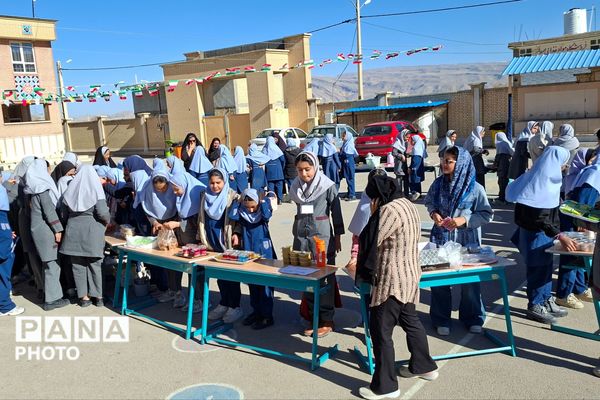 بازارچه دانش‌آموزی در دبستان ظریف کار فرد 2 شیراز