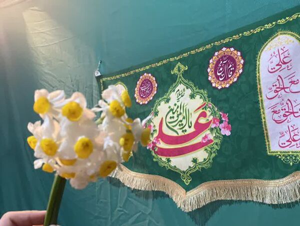 غرفه کودک هیئت انصارالحسین (ع) در جشن نیمه شعبان آزادشهر