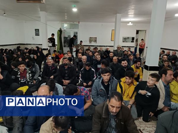 مراسم تعزیه شهادت حضرت زهرا(س) در روستای ساروق شهرستان داورزن