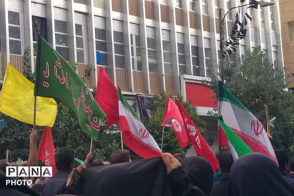 عزاداری جاماندگان پیاده‌روی اربعین حسینی در شیراز