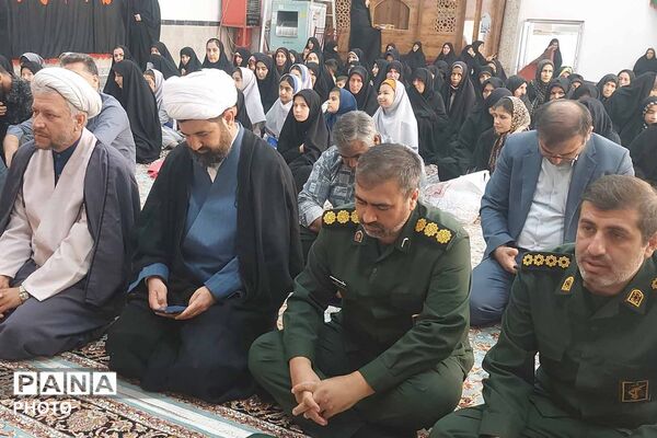 گرامیداشت یاد و خاطره مراسم یادواره شهدای دهستان شاه جهان در  روستای مایوان