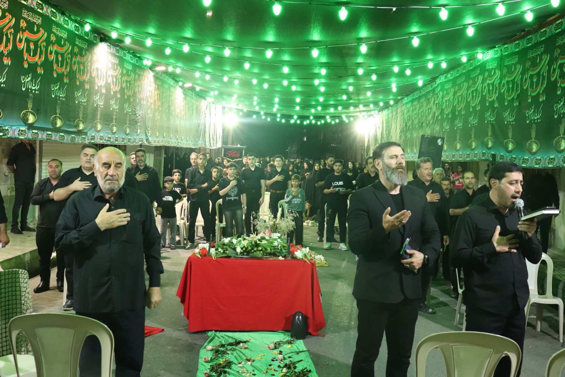مراسم سوگواری حضرت قاسم بن الحسن (ع) در هیئت جوانان عباسیه شیرودی اسلامشهر