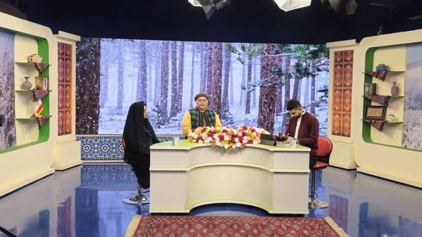 حضور مدیرکل بهزیستی گلستان به همراه داور جشنواره کاسپین در صدا و سیما گلستان