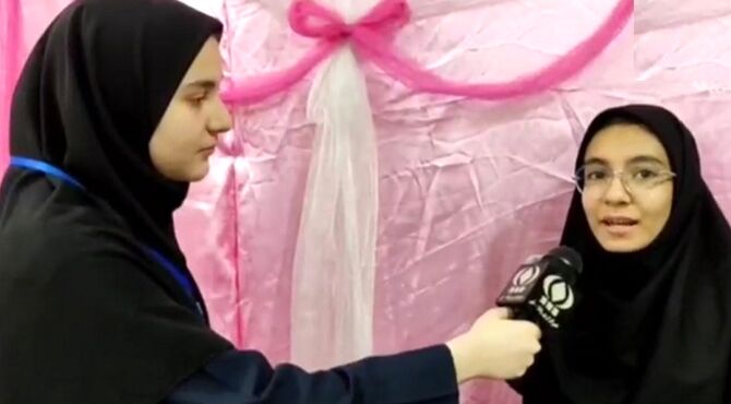 جشن نیمه شعبان در دبیرستان سید مهدی برقعی2 قم