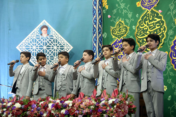 مراسم جشن شب میلاد امام زین العابدین(ع) در حرم حضرت معصومه(س)