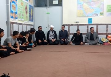 بازدید مدیرکل فرهنگی و هنری، اردوها و فضاهای پرورشی وزارت آموزش و پرورش از موکب‌های دانش‌آموزی ایلام