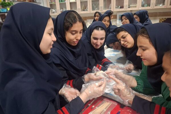 کارگاه تشریح قلب برای دانش آموزان فرزانگان شهرستان ملارد