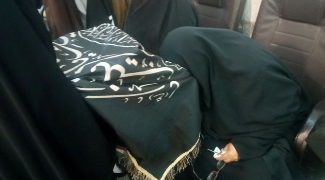 اعتکاف دانش آموزی در مسجد امیرالمومنین شیرزاد نیشابور 