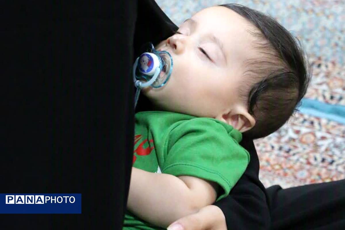 مراسم شیرخوارگان حسینی در منطقه پردیس 