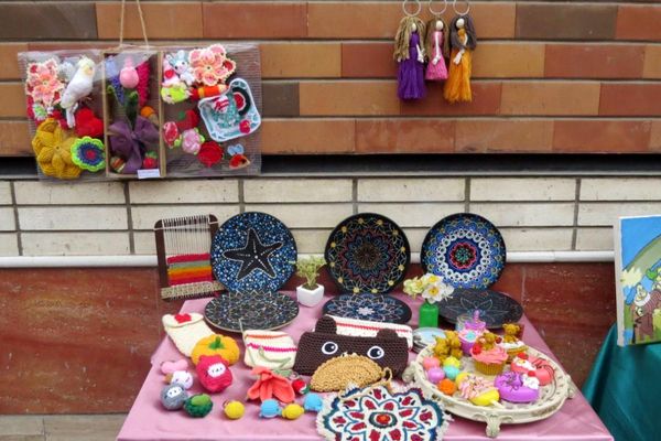 مراسم هفته پژوهش در دبیرستان بانو عفت آهنگری شهرری