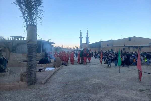 اجرای تعزیه شهادت حضرت زهرا (س) در روستای ظفرآباد شیراز
