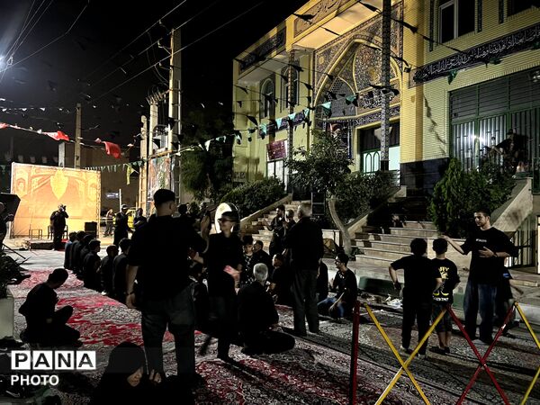 مراسم شور حسینی در ساوجبلاغ شهرک ینگی امام
