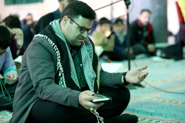 مراسم جشن و احیای نیمه شعبان در مسجدالرضا اشکذر