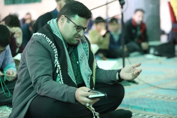 مراسم جشن و احیای نیمه شعبان در مسجدالرضا اشکذر