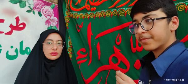 مراسم سوگواری «احلی من العسل» در شهرستان آبادان