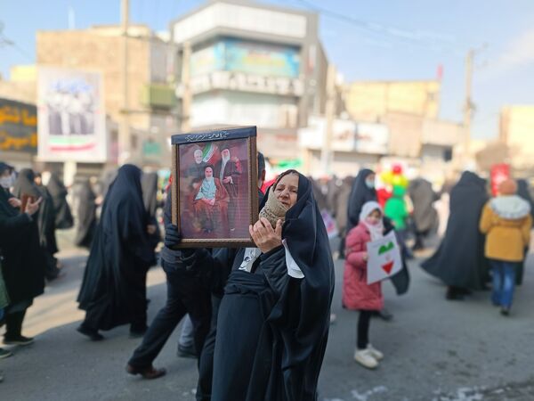 راهپیمایی ۲۲ بهمن در شهرستان قدس  