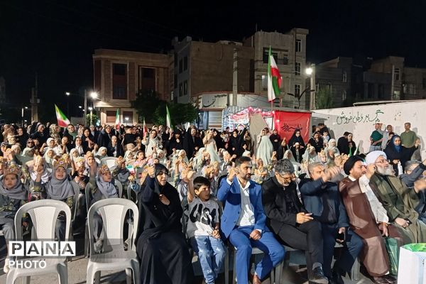 جشن الفبا و ایستادگی در تجمعات شبانه مردمی قلعه نو