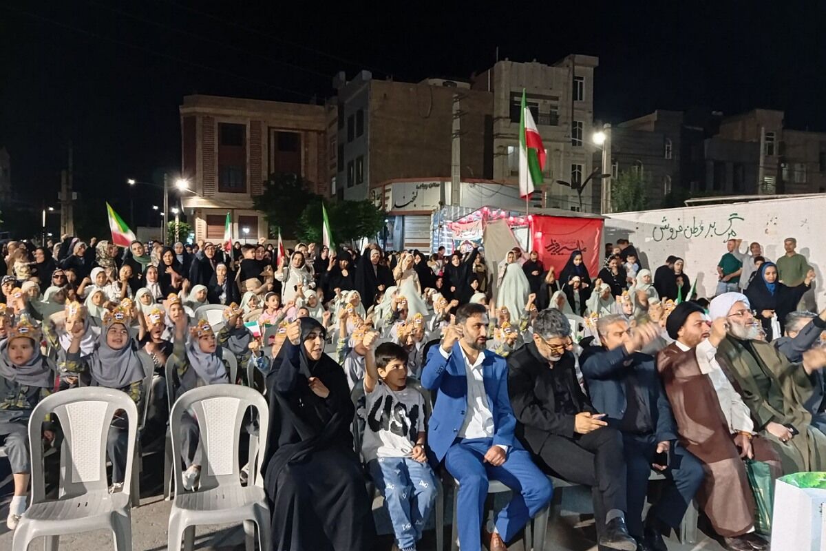 جشن الفبا و ایستادگی در تجمعات شبانه مردمی قلعه نو