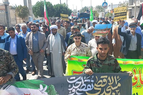 راهپیمایی روز قدس در سعدآباد