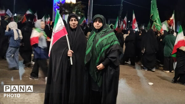 پنجاه وهشتمین شب حضورحماسی وباشکوه ،مردم شهرستان کوهدشت