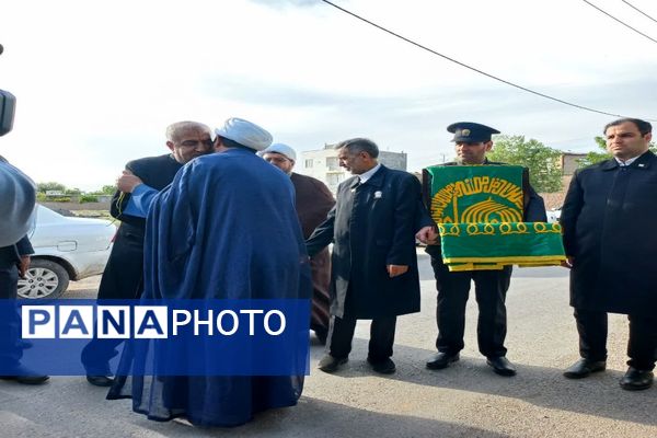 استقبال از خادمان حرم مطهر امام رضا( ع) در شهرستان فاروج 