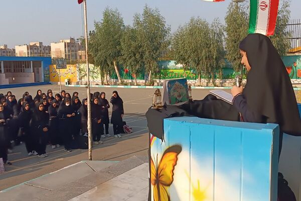 مراسم وفات حضرت معصومه(س) در دبیرستان الغدیر قیامدشت ری یک