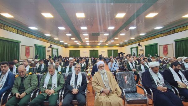 آیین افتتاح همزمان دبستان و کلنگ‌زنی سالن مطالعه مجموعه امام حسین(ع) در مشهد