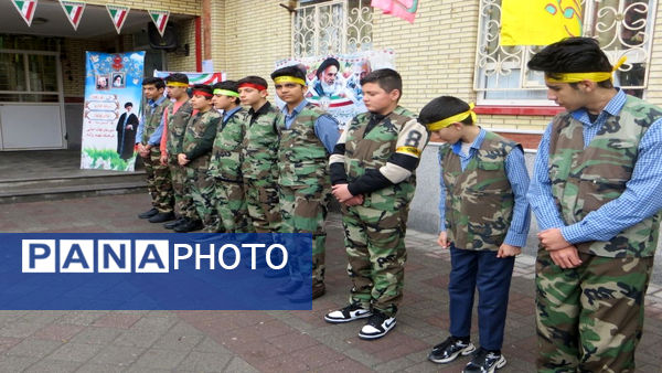 جشن انقلابی و جهاد تبیین در دبیرستان فرهنگ شهید پرکار مراغه